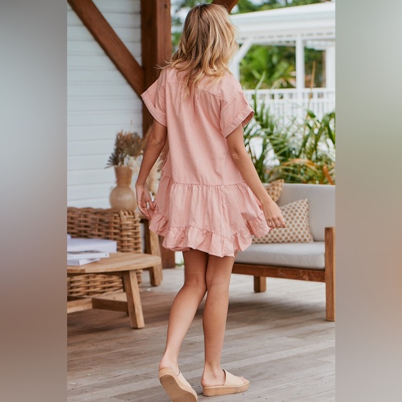 Free People AGNES DENIM DRESS- JULIET - Picture 2 of 13